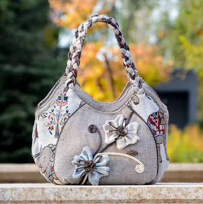 Crochet Woven Handbag